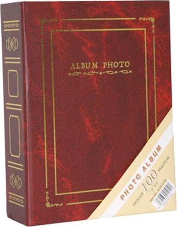 Rabsev 10x15cm 100 Fotoğraf Kapasiteli Ciltbezli Lüks Fotoğraf Albümü - Image 1
