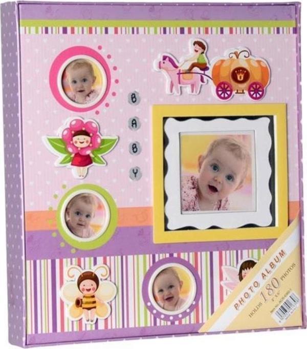 Rabsev 10x15cm 180 Fotoğraf Kapasiteli Lüks Bebek Fotoğraf Albümü - Image 1