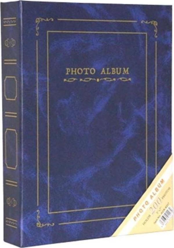 Rabsev 13x18cm 200 Fotoğraf Kapasiteli Ciltbezli Lüks Fotoğraf Albümü - Image 1