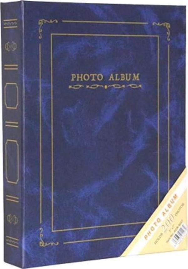 Rabsev 15x21cm 100 Fotoğraf Kapasiteli Ciltbezli Lüks Fotoğraf Albümü - Image 1