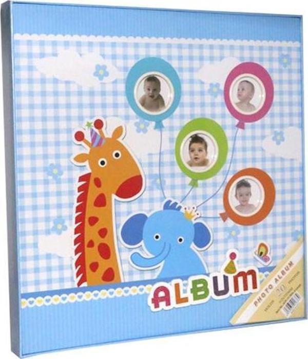 Rabsev 20 Yaprak (40 Sayfa) Yapıştırmalı Kutulu Lüks Bebek Fotoğraf Albümü - Image 1