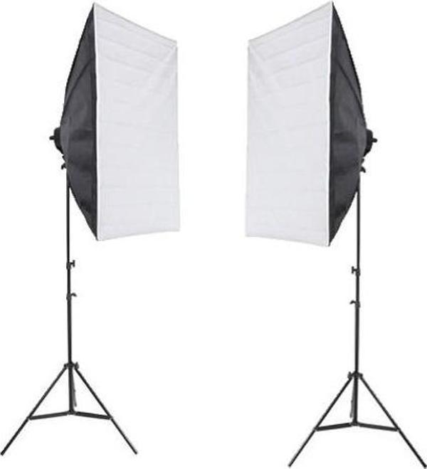 Rabsev Softbox 50x70cm Tek Duylu Sürekli Işık Youtube Video Ve Fotoğraf Çekimi 2'li Set - Image 1