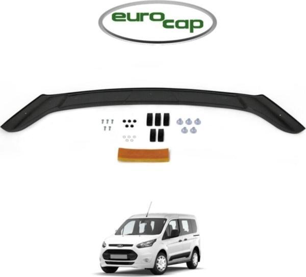 Kayaotoaks Ford Connect Ön Kaput Koruma Rüzgarlığı 3Mm Akrilik (Abs) Parlak Siyah Deflektör 2014-2018 - Image 1