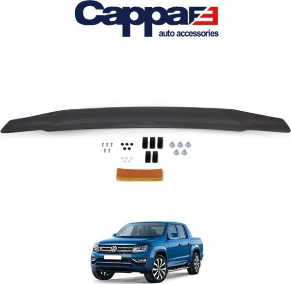Kayaotoaks Volkswagen Amarok Ön Kaput Koruyucu Rüzgarlığı 4Mm Akrilik (Abs) Piano Black 2010 Ve Sonrası - Image 1