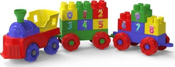 Asya Oyuncak Farbu Oyuncak Eğitici Blok 31 Parça Sayı Treni - Image 1