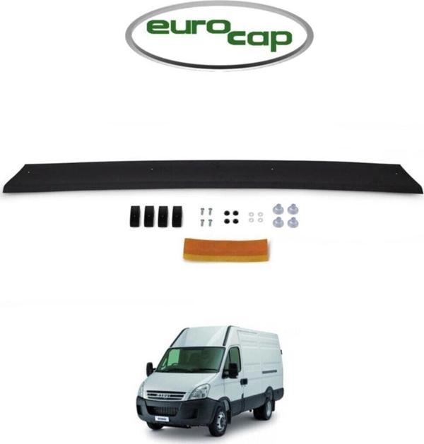 Kayaotoaks Iveco Daily Ön Kaput Koruma Rüzgarlığı 3Mm Akrilik (Abs) Parlak Siyah Deflektör 2011-2014 - Image 1