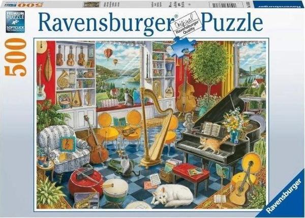 Ravensburger Müzik Odası 500 Parça Yapboz - 16836 - Image 1