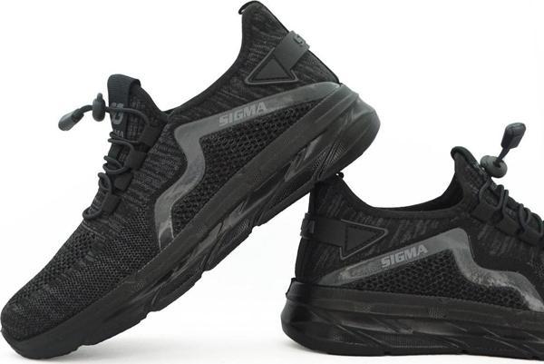 Letao Simba  Siyah Erkek Bağsız Rahat Hafif Triko Sneaker Ayakkabı - Image 1