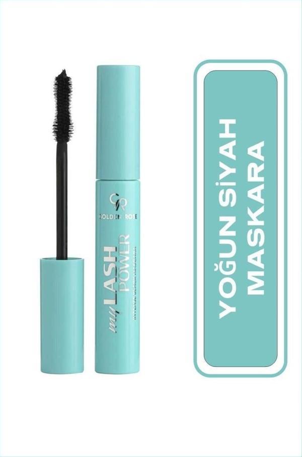 Golden Rose My Lash Power Intense Black Mascara - Yoğun Siyah Maskara - Image 1