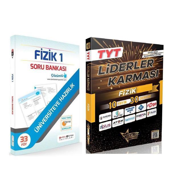 Farklı Sistem TYT Fizik Soru Bankası ve Liderler Deneme Seti 2 Kitap - Liderler Karması - Image 1