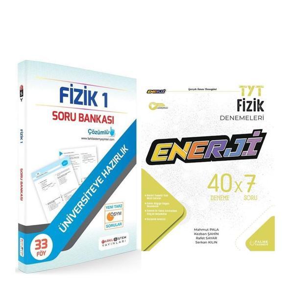 Farklı Sistem TYT Fizik Soru Bankası ve Palme Enerji Deneme Seti 2 Kitap - Palme Yayınları - Image 1
