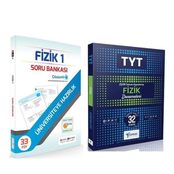 Farklı Sistem TYT Fizik Soru Bankası ve Toprak Deneme Seti 2 Kitap - Toprak Yayınları - Image 1