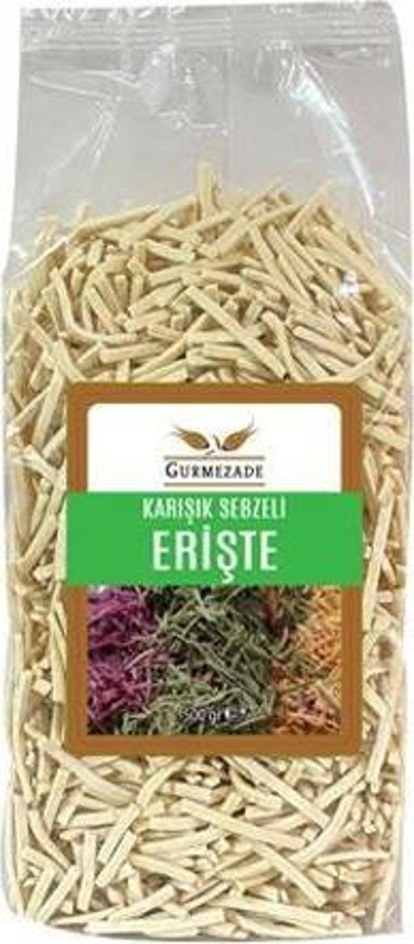 Gurmezade Karışık Sebzeli Yumurtalı Erişte 500 g e - Image 1