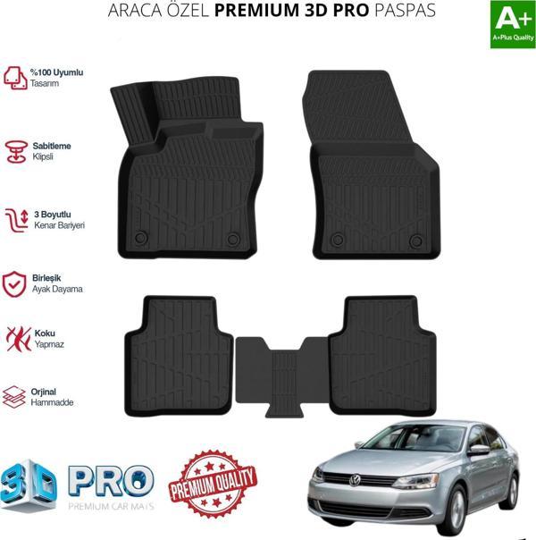 JETTA ARACA ÖZEL 3D PASPAS 2011 2012 2013 2014 2015 2016 2017 2018 2019 2020 - Image 1