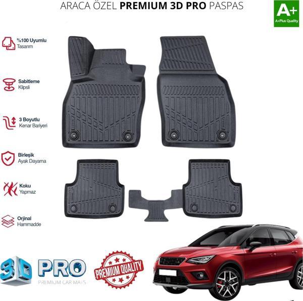SEAT ARONA ARACA ÖZEL 3D PASPAS 2017 2018 2019 2020 2021 2022 2023 2024 - Image 1