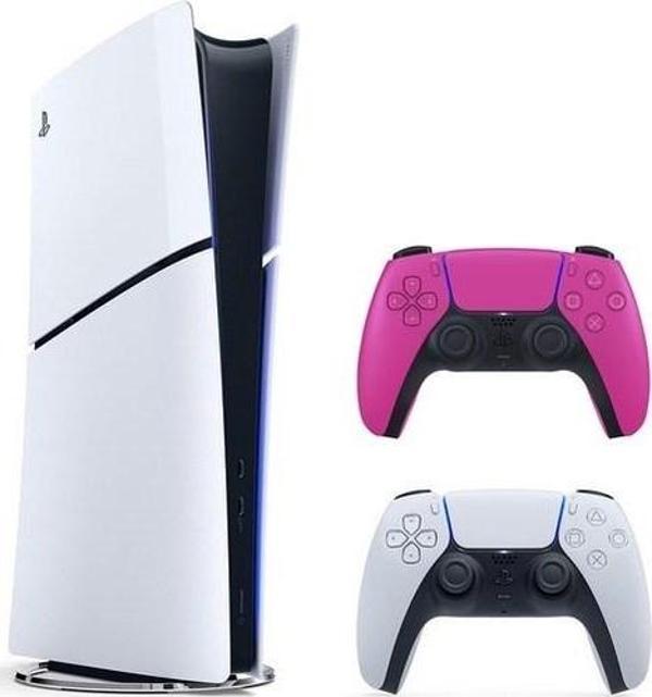 Sony Playstation 5 Slim 1 TB + Digital Edition + 2. Pembe Dualsense Kol (İthalatçı Garantili) - Image 1