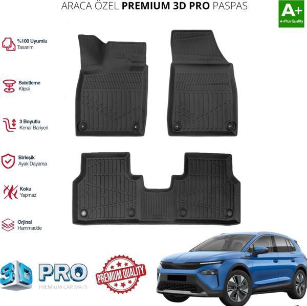 SKODA ELROQ ARACA ÖZEL 3D PASPAS 2024 2025 2026 2027 - Image 1