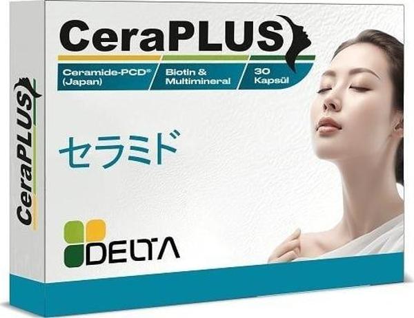 Delta Ceraplus Seramid Biotin Multimineral 30 Kapsül - SKT:03/2028 - Image 1