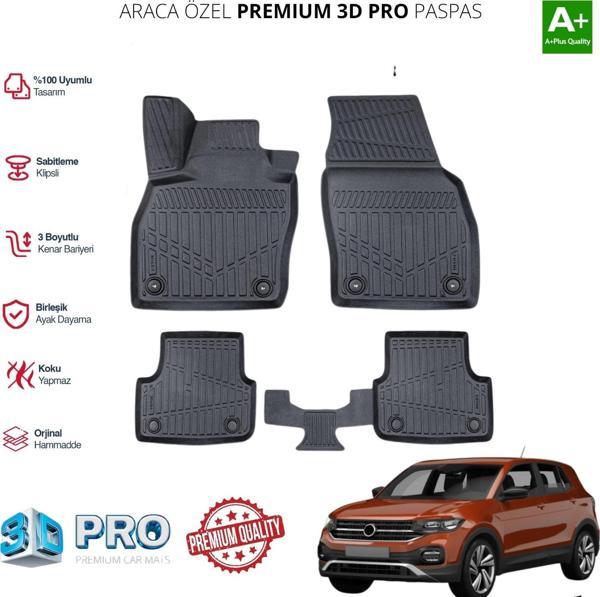 T-CROSS ARACA ÖZEL 3D PASPAS 2019 2020 2021 2022 2023 2024 - Image 1