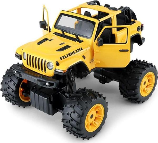 Rastar 1:14 Rc Uzaktan Kumandalı Jeep Wrangler Rubicon Big Wheel Off-Roader 2.4 Ghz Sarı - Image 1