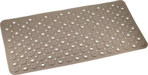 Efe Mark Premium Serisi Banyo - Küvet İçi Kaydırmaz Vantuzlu Oluklu Desenli Diktördgen Paspas 67,5 x 34,5 cm Krem - Image 1