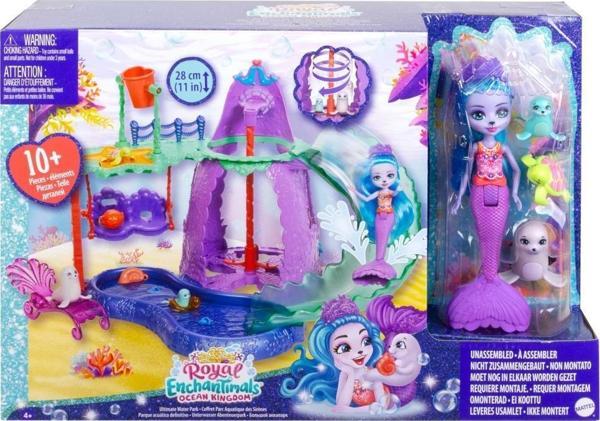 Enchantimals Mattel Görkemli Okyanus Krallığı Eğlenceli Su Parkı HCG03 - Image 1