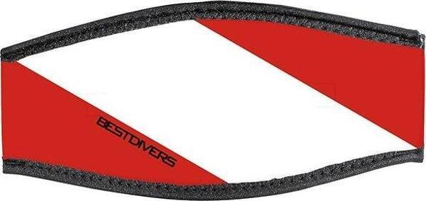 BESTDIVERS Maske Arkalığı FLAG, Neopren, Velkrolu - Image 1