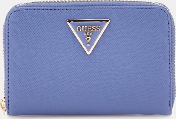 Guess Kadın Mavi Laurel Orta Boy Fermuarlı Cüzdan - Image 1