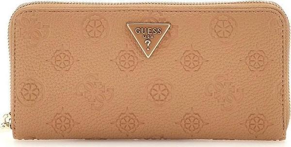Guess Kadın Bej Cresidia Büyük Fermuarlı Cüzdan - Image 1