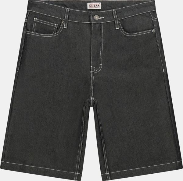 Guess Erkek Gri Bol Kesim Denim Şort - Image 1