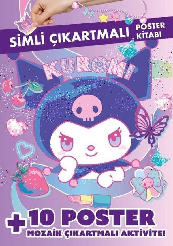 Kuromi Simli Çıkartmalı Poster Kitabı - Doğan Çocuk - Image 1