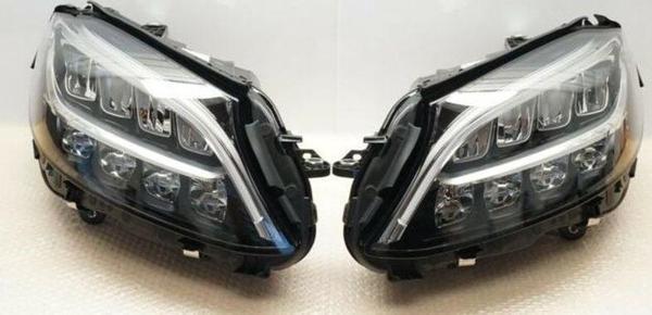MERCEDES - ÖN FAR ORJ..SET ( FULL LED MATRİX ) W205 2019- - A2059067905 / 2059066204 / 2059065404 / A2059068005 / 2059066304 / 2059065504 - Image 1