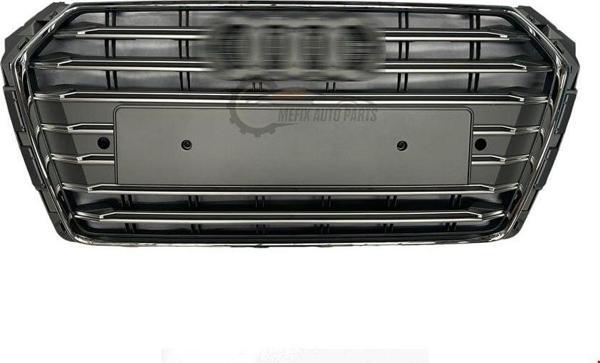 AUDİ - ÖN PANJUR ( GRİ- KROM ÇİZGİLİ ) A4 2017- - 8W0853651AC RP5 - Image 1