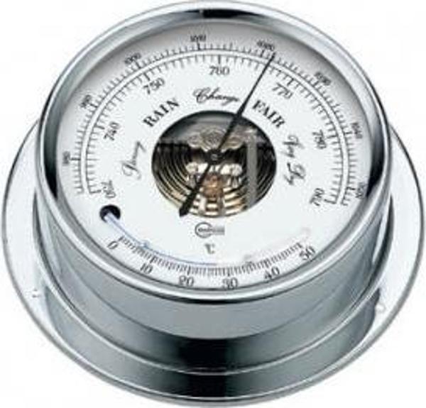 Barigo Regatta serisi göstergeler Baro-Termometre Kromaj 120x40mm 230g - Image 1