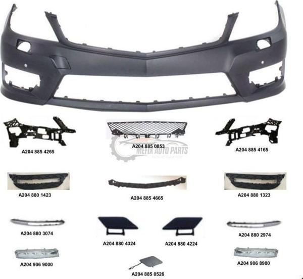 MERCEDES - ÖN TAMPON AMG SET (PANJUR VE LED HARİÇ) W204 2011- - 2048808347set - Image 1