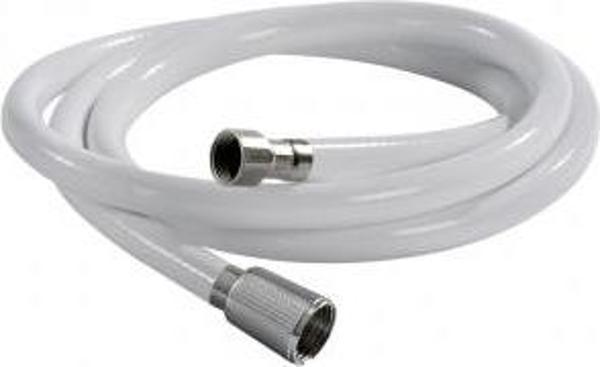 Duş hortumu Beyaz PVC. 1/2" - 3/8" 2.5 Metre - Image 1