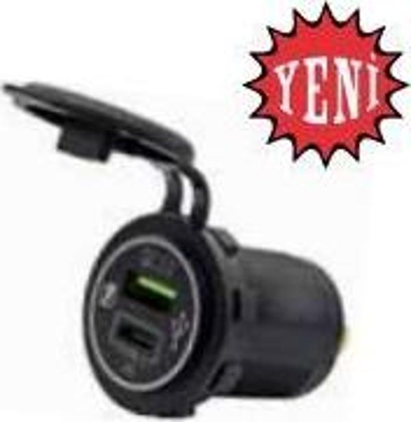 Ocean Marine Usb Soketi Usb+Type C 12-24 V - Image 1