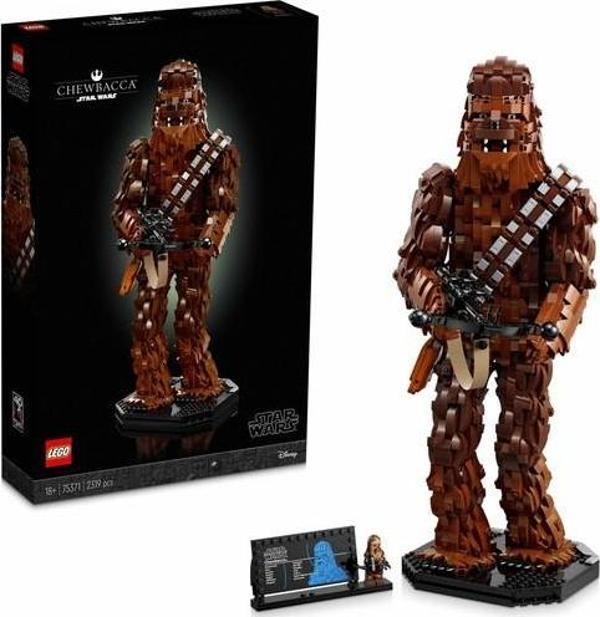 LEGO® Star Wars™ Chewbacca™ 75371 – Yetişkinler için İnşa Edilebilen Koleksiyonluk Figür Yapım Seti (2319 Parça) - Image 1