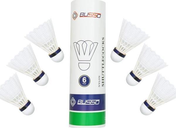 Busso BS-509 Naylon Badminton Topu 6'lı - Image 1