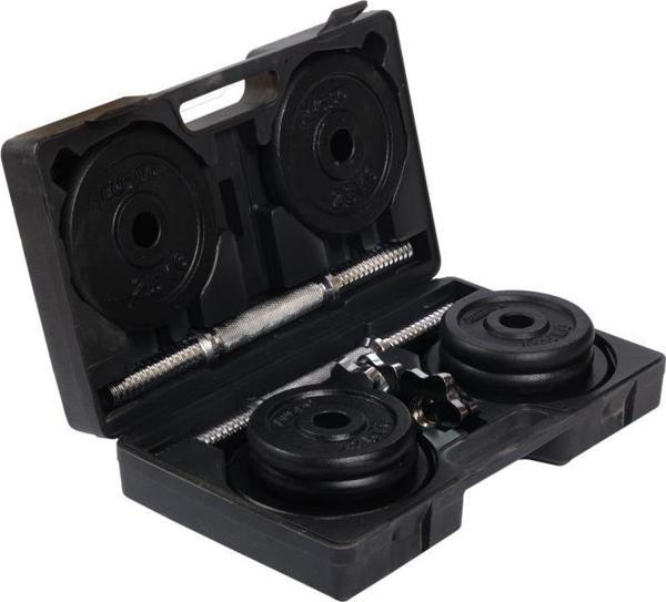 Busso SDS-15 Kg Çantalı Siyah Döküm Ağırlık Set - Image 1