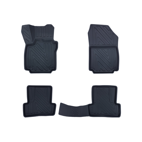 Renault Clio 4 2012-2019 Premium Seri Araca Özel 3D Havuzlu Oto Paspas - Image 1