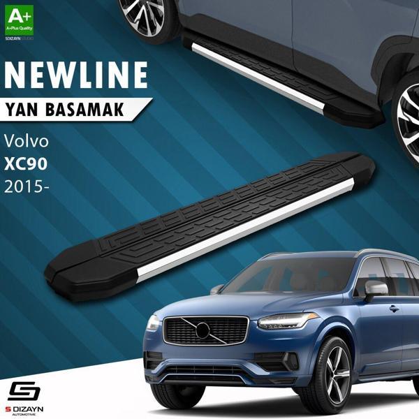 S-Dizayn Volvo XC90 2 NewLine Krom Yan Basamak 193 Cm 2015 Üzeri A+ Kalite - Image 1