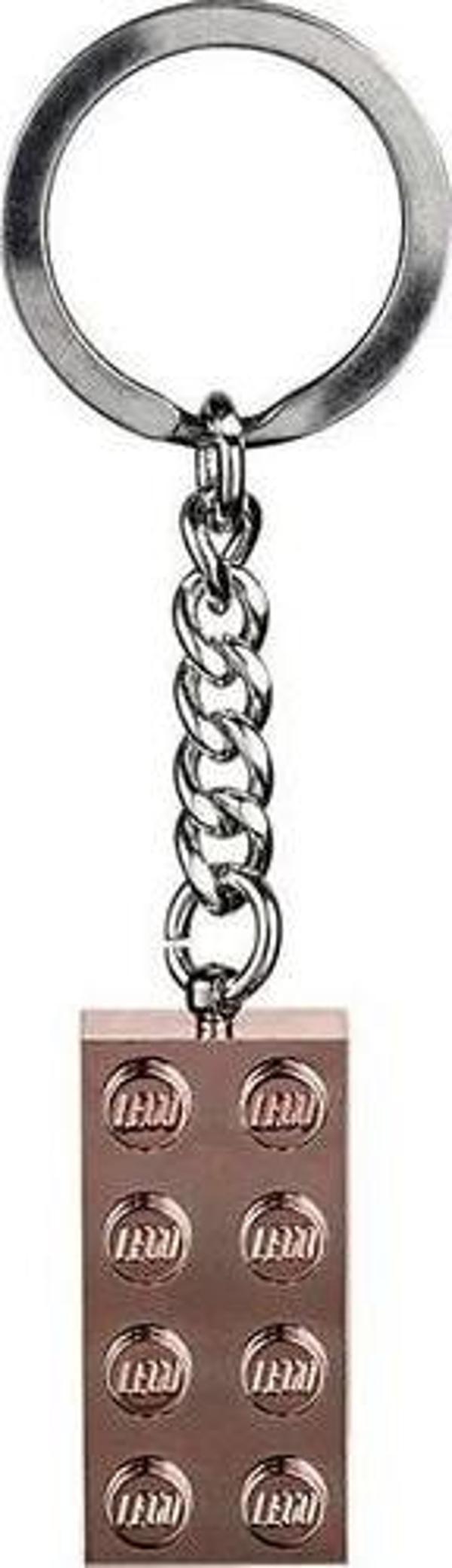 LEGO Brick 853793 2x4 Rose Gold Keyring +6 Yaş (1 Parça) - Image 1