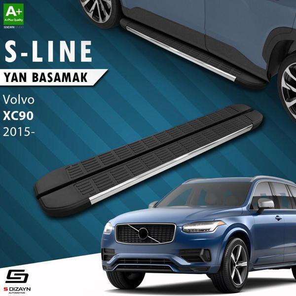 S-Dizayn Volvo XC90 2 S-Line Krom Yan Basamak 193 Cm 2015 Üzeri - Image 1