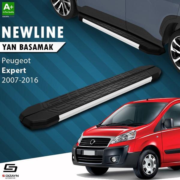 S-Dizayn Peugeot Expert 2 Kısa Şase NewLine Aluminyum Yan Basamak 213 Cm 2007-2016 - Image 1