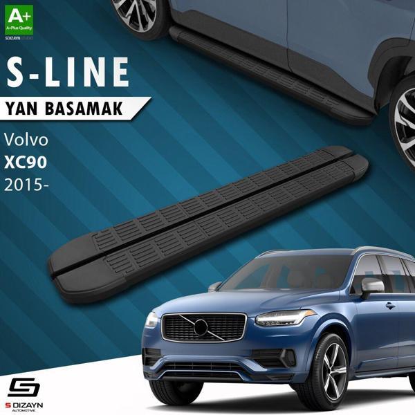 S-Dizayn Volvo XC90 2 S-Line Siyah Yan Basamak 193 Cm 2015 Üzeri - Image 1