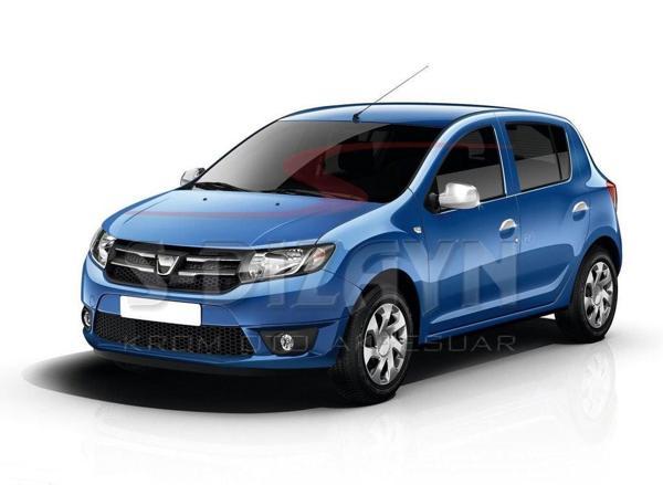 S-Dizayn Dacia Sandero Abs Krom Ayna Kapağı 2 Prç 2013-2020 - Image 1