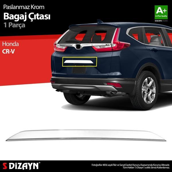 S-Dizayn Honda CR-V Krom Bagaj Çıtası 2018 Üzeri A+ Kalite - Image 1