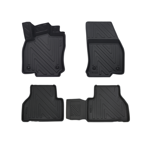 Volkswagen Caddy 2020 ve Sonrası Premium Seri Araca Özel 3D Havuzlu Oto Paspas - Image 1