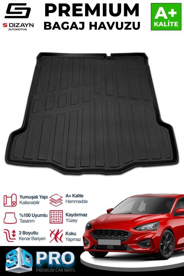 S-Dizayn Ford Focus 4 Tamir Kitli 3D Pro Bagaj Havuzu 2018 Üzeri A+ Kalite - Image 1